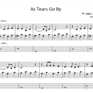 As tears go by - Mick Jagger & Keith Richards