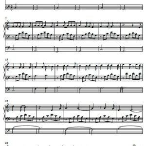 Hallelujah - Leonard Cohen - Medium Organ Version