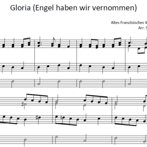 Gloria - Engel haben wir vernommen (leichte Version)