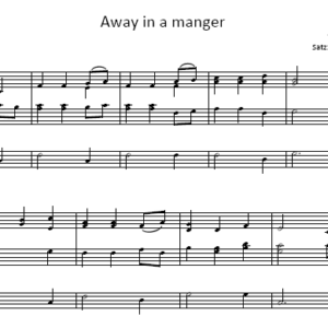 Away in a manger - Ein altenglisches Weihnachtslied