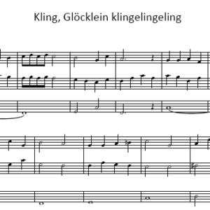 Kling Glöcklein klingelingeling - einfache Version